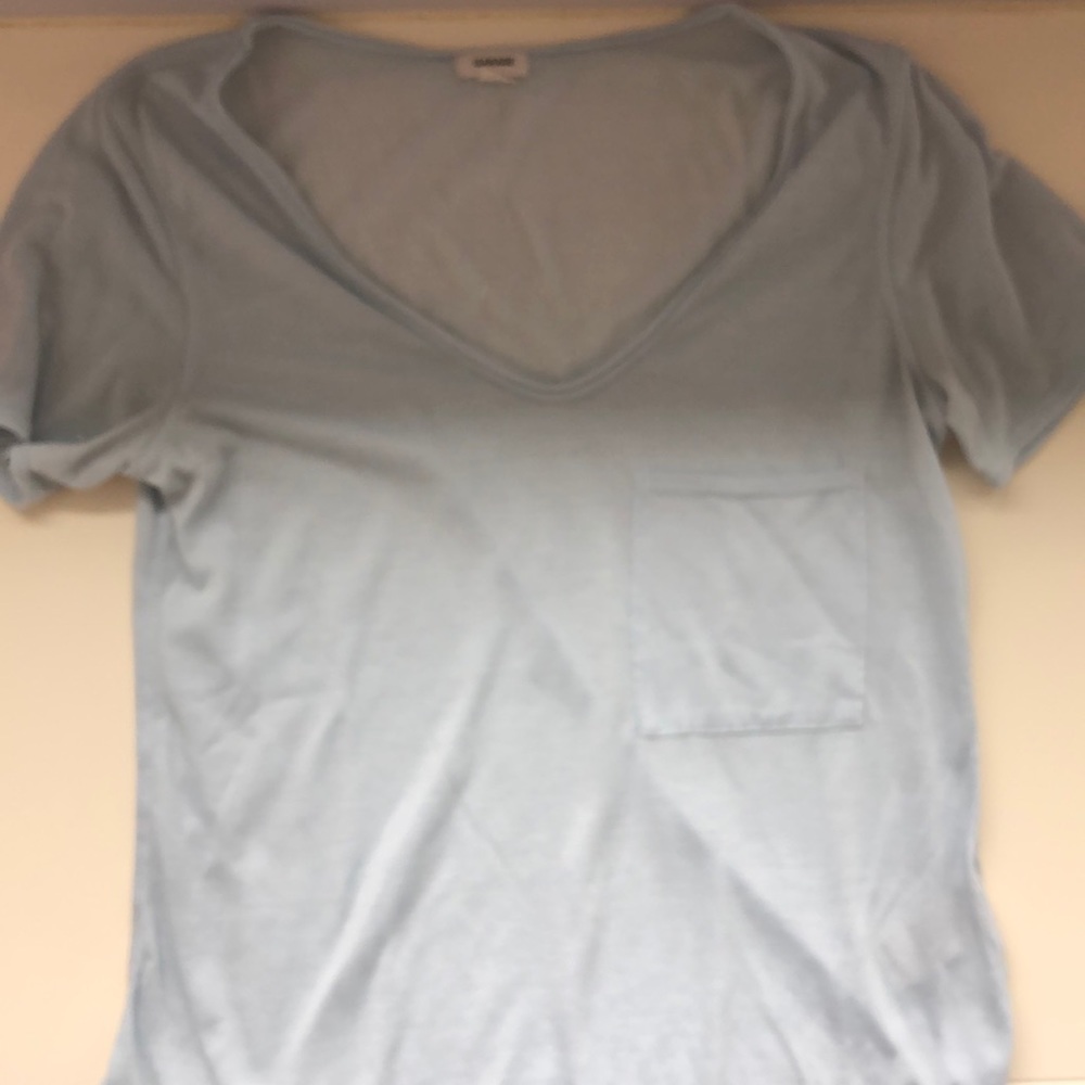 Baby blue garage tee